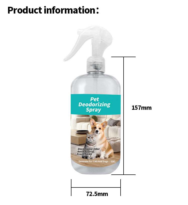 500ml Pet Odor Eliminator Spray