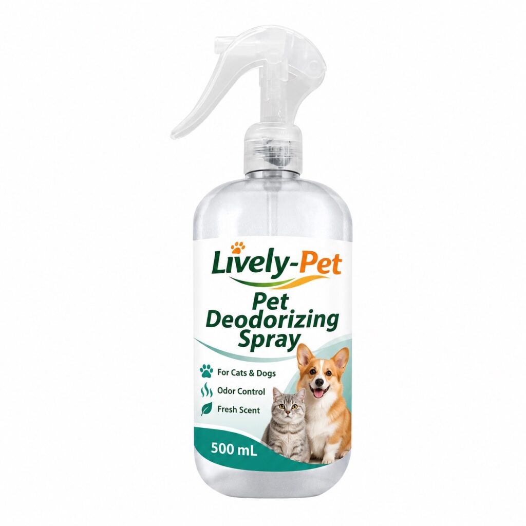 Pet Deodorizing Spray - Pet Hygiene & Wellness Products - lively-pet.com
