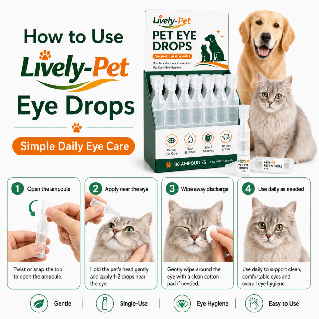 Dog Cat Eye Cleaning Solution for Daily Pet Care
