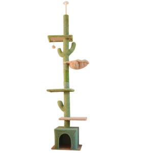 Floor to ceiling cactus cat tree