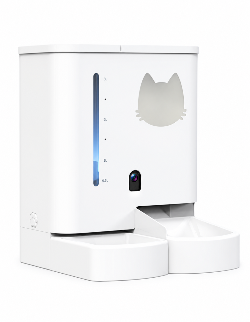 Smart Pet Feeder with Camera & Water Dispenser | OEM