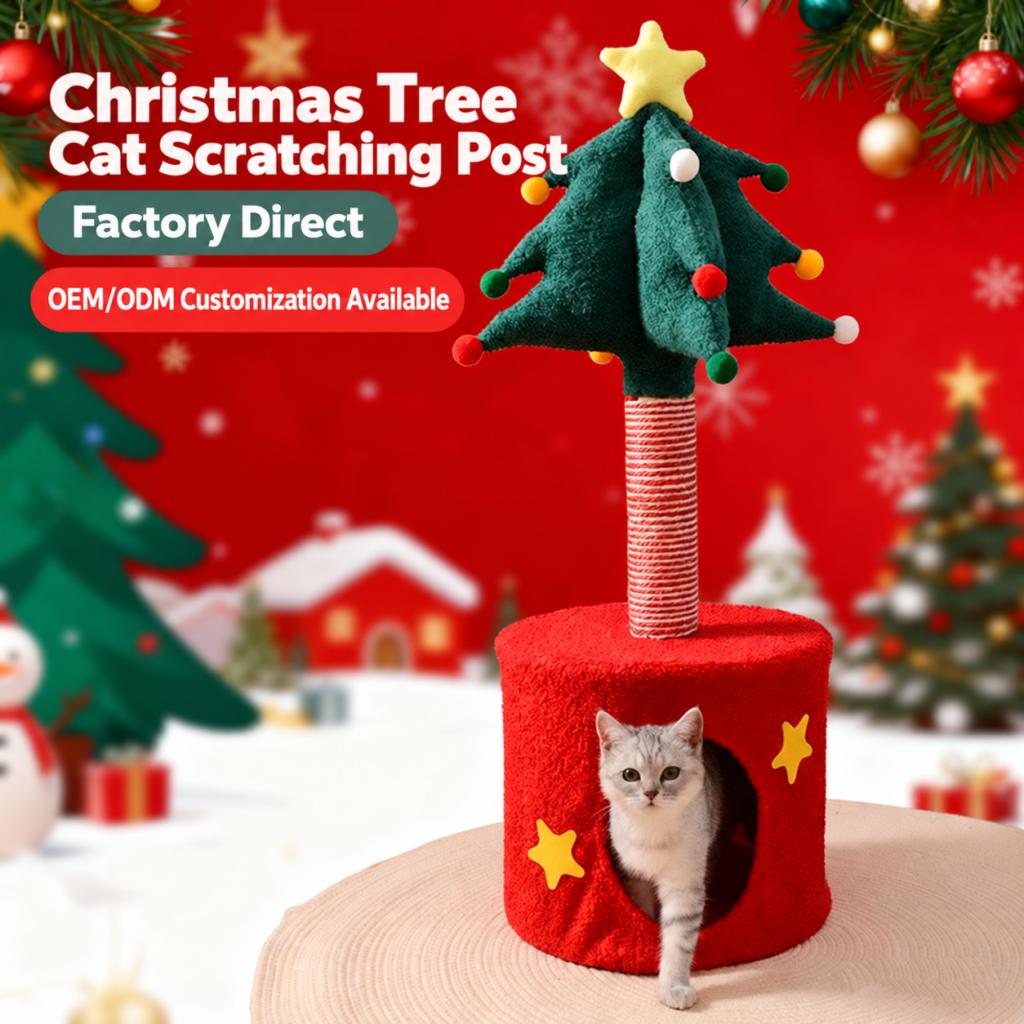 Christmas Tree Cat Scratching Post | Wholesale & OEM