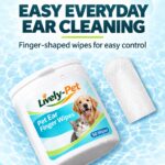 Pet ear finger wipes for dogs and cats